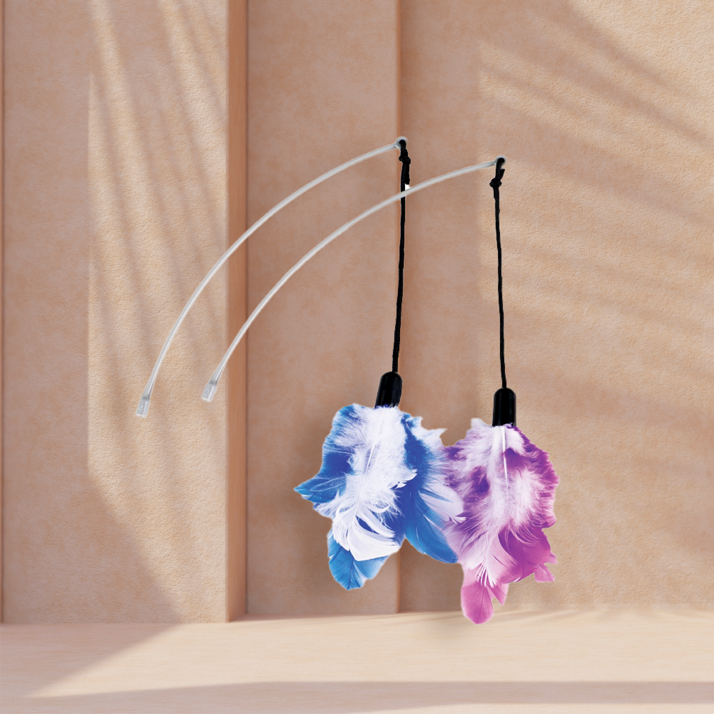 Aclium Feathers - Removable Accessories for TT-01 Spinning Tumbler with Teaser