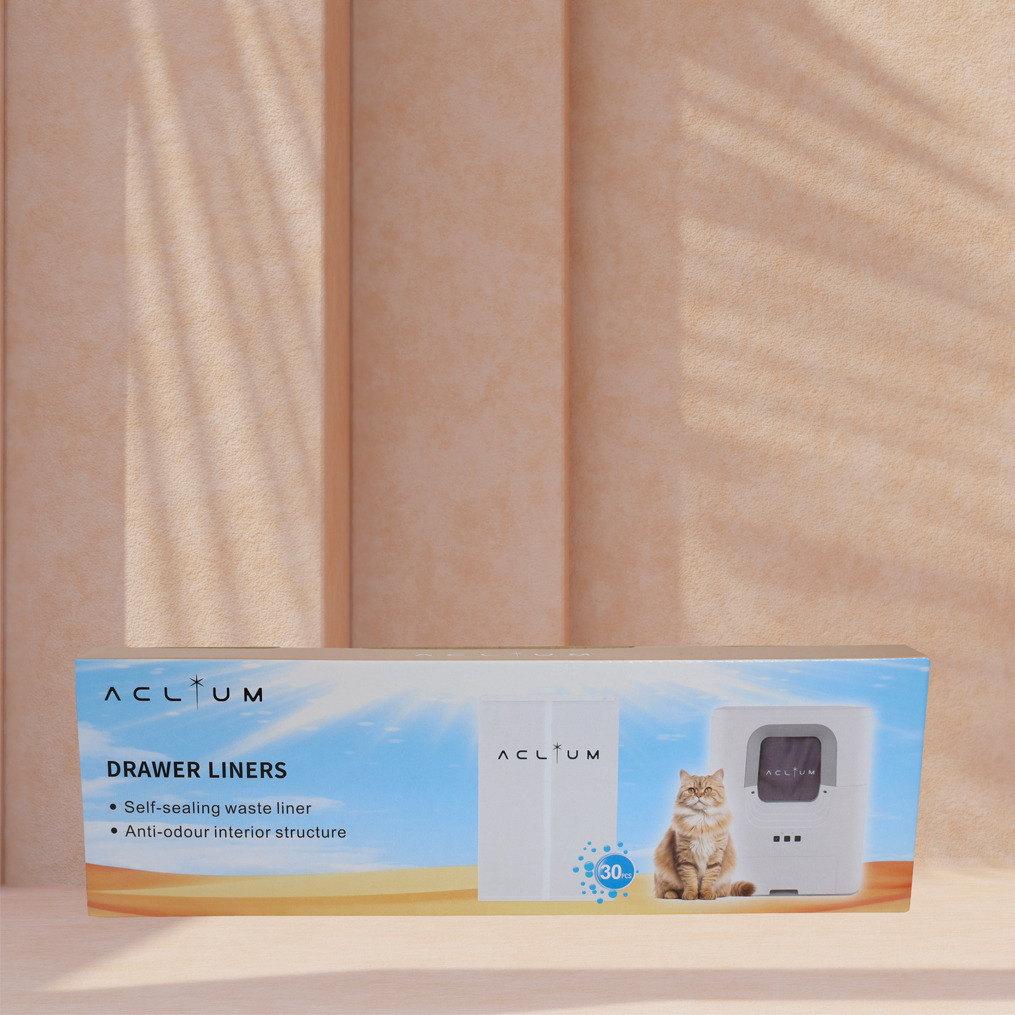 Aclium Drawer Liners (30 PCS) - For Automatic Cat Litter Box